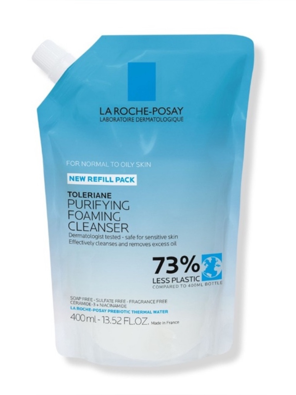 La Roche-Posay Toleriane Purifying Foaming Cleanser Refill Pack 13.52 oz/400ml